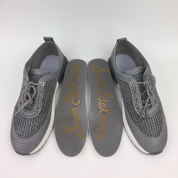 Sam Edelman Delma Raffia Sneakers sz 8 - Picture 2 of 8